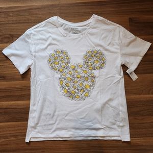 Girls XL Floral Disney Tee